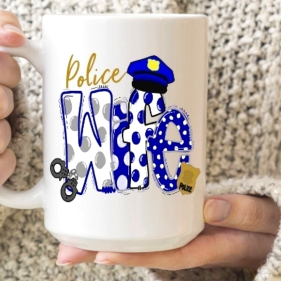 Leo Wife Coffee Mug, Law Enforcement Wife Coffee Mug ! - Picture 1 of 2